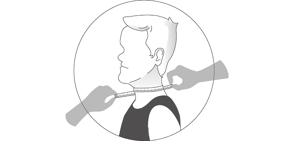 頸部周囲長の測定法